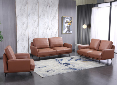 Sofa set 3+2 Seater Leather Sofa Couch Living landscape Suite Design Modern
